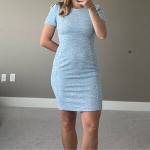 Calvin Klein Light Blue Midi Dress NEVER WORN